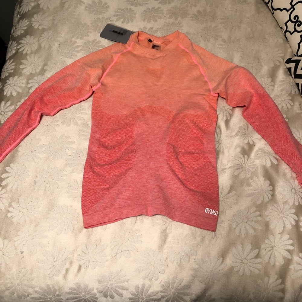 NWT Gymshark Ombré Seamless Long Sleeve Top